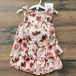NWT Victoria Beckham for target girls two piece matching set 3T